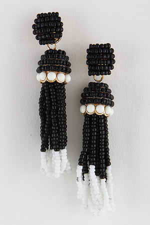 Show Your Beaded Tassels Earring 7EAC3